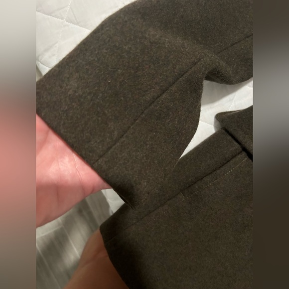 BCBGENERATION MILITARY MOSS GREEN PEACOAT - Picture 5 of 7